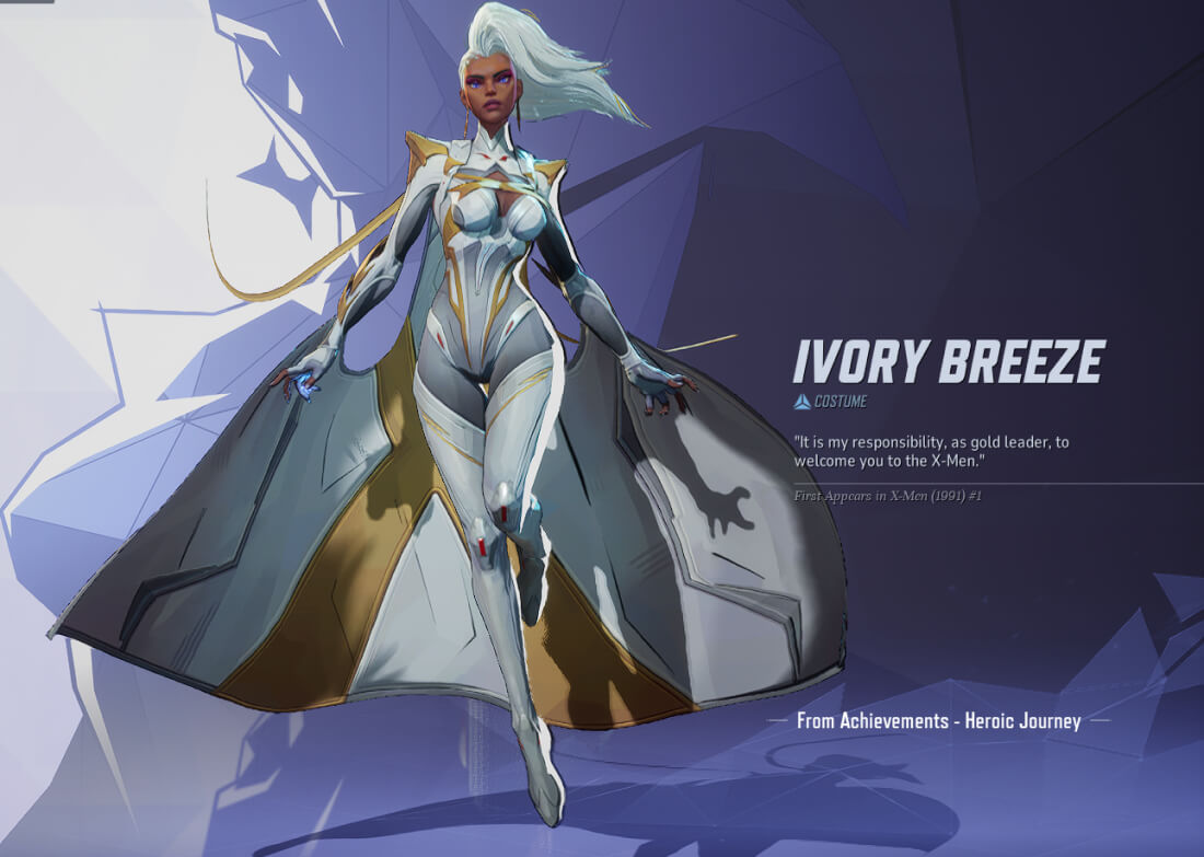 Marvel Rivals Ivory Breeze Costume