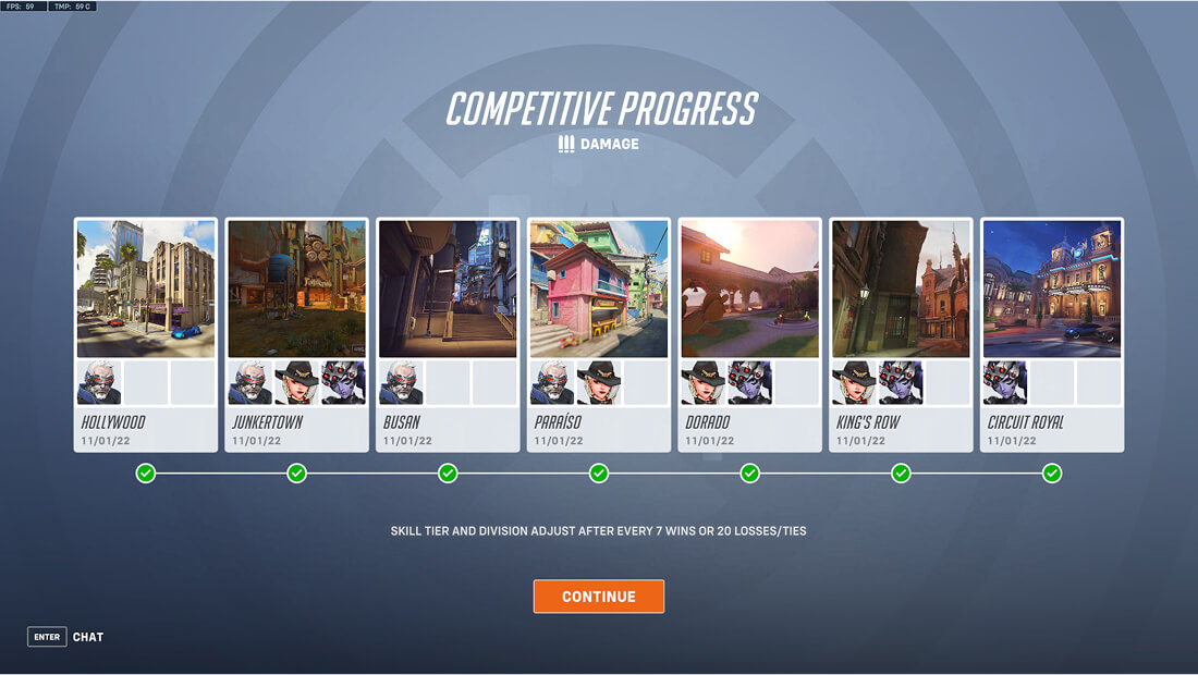 Overwatch Damage Role Placements Order Example