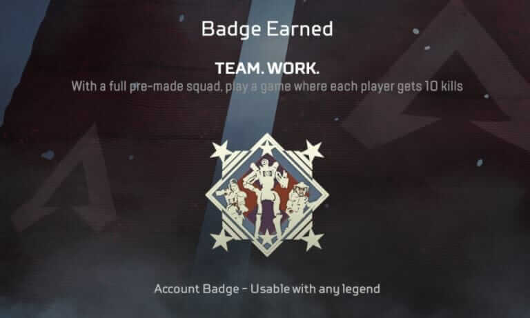 Apex Legends Teamwork Badge