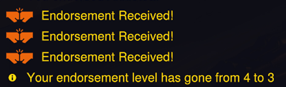 Endorsement Drop in Overwatch 2