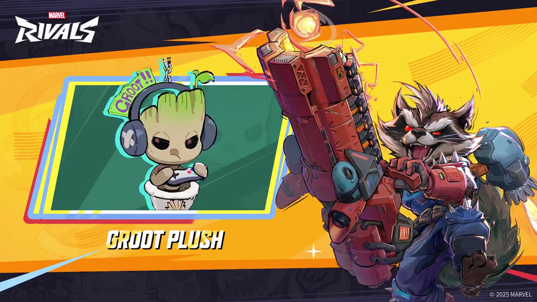 Groot Plush Accessory for Rocket Raccoon